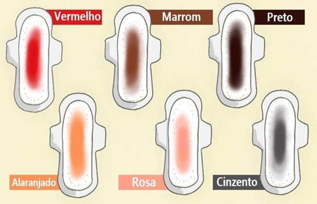 O Que a Cor da Menstruação Diz Sobre a Saúde!Viver com Saúde